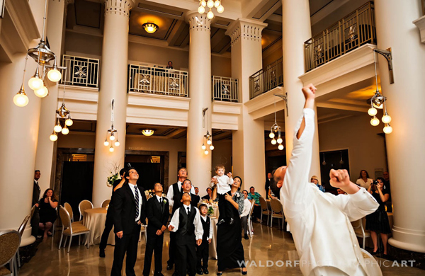 The Garter And Bouquet Toss