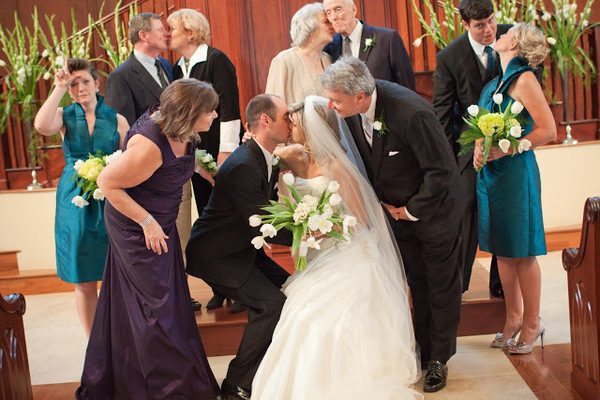 mother of the bride wearing white