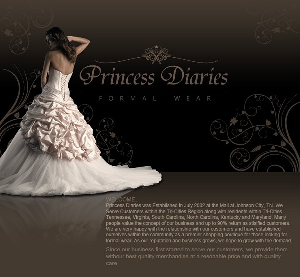 Bride in her wedding dress, by Tri-Cities bridal salon Princess Diaries.