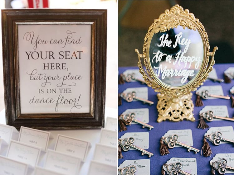 JennyGems Wedding Sign: Find Your Seat with Place Cards - Unique Reception Dancing Sign for A Memorable Celebration, Made in USA