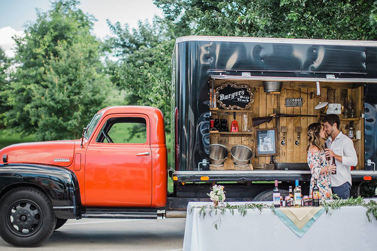 Barger's Beer Truck at Wedding | 5 Ways to Incorporate What He Wants on Your Wedding Day | The Pink Bride® www.thepinkbride.com
