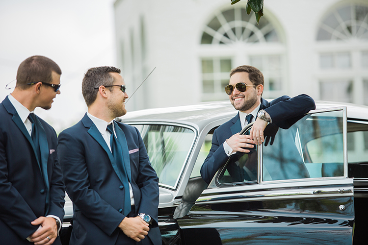 Grooms in Sunglasses | 5 Ways to Incorporate What He Wants on Your Wedding Day | Danielle Evans Photography | The Pink Bride® www.thepinkbride.com